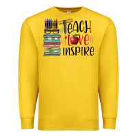 Lemon teach love inspire Premium Sweatshirt - BarkalooDesign
