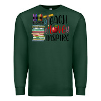 Sports Green teach love inspire Premium Sweatshirt - BarkalooDesign