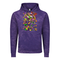 Cloud Purple Mardi Gras love lips Vintage Hoodie - HowdyJamesFarm