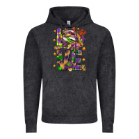 Vintage Black Mardi Gras love lips Vintage Hoodie - HowdyJamesFarm