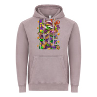Vintage Zinc Mardi Gras love lips Vintage Hoodie - HowdyJamesFarm