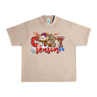 French Oak cozy season snowman Urban Heavy Tee - CowGirlArtShop