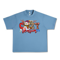 Pebble Blue cozy season snowman Urban Heavy Tee - CowGirlArtShop