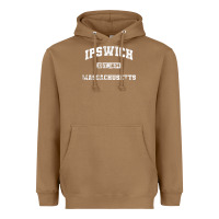Toasted Coconut ipswich massachusetts ma vintage state athletic style Heavyweight Hoodie - trangStudio