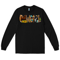 Black Cowgirl Horse Min Long Sleeve Tee - CowCowDesign