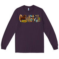 Plum Cowgirl Horse Min Long Sleeve Tee - CowCowDesign