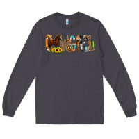 Smoke Cowgirl Horse Min Long Sleeve Tee - CowCowDesign