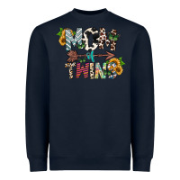 Navy mom of twins Heavyweight Sweatshirt - CowhideDigitalArt