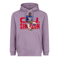 Lavender O.J. Simpson Heavyweight Hoodie - trangStudio