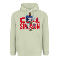 Matcha O.J. Simpson Heavyweight Hoodie - trangStudio