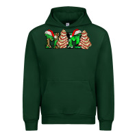 Forest Green mama with christmas tree cake ado Urban Hoodie - AdoDesignShop