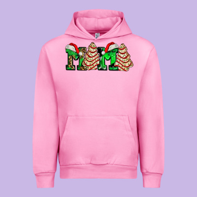 Mama With Christmas Tree Cake Ado Urban Hoodie Designed By Adodesignshop