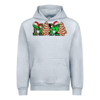 Heather Grey mama with christmas tree cake ado Urban Hoodie - AdoDesignShop