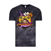 Cloud Black halloween gamer Vintage Tee - CowGirlArtShop