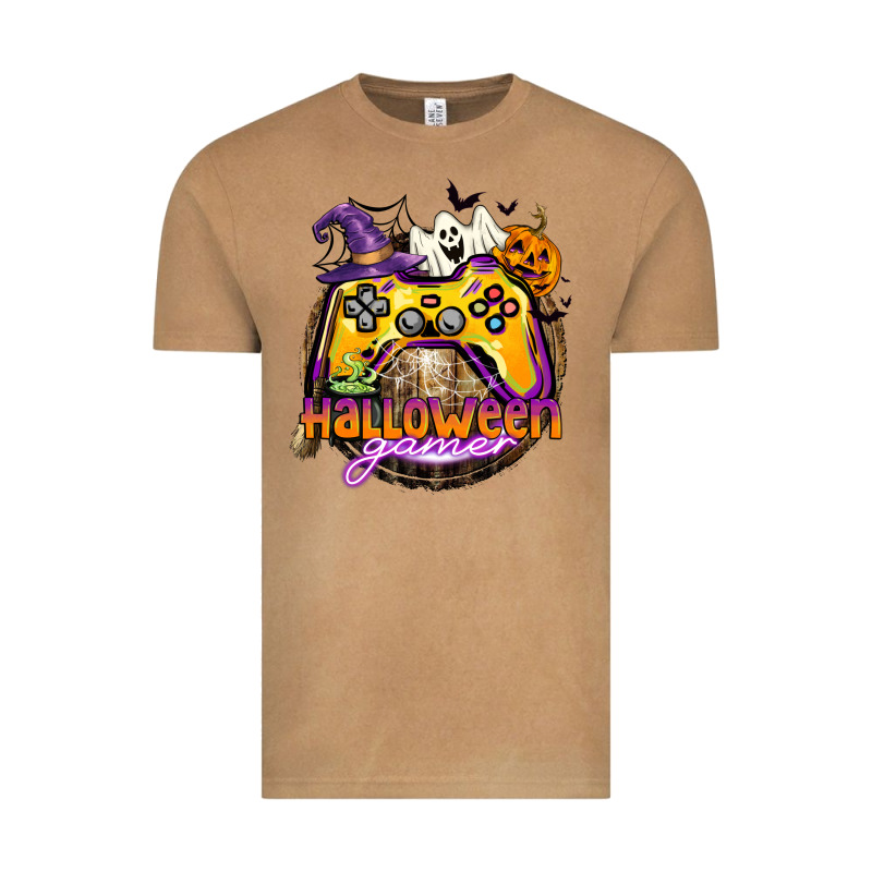 Halloween Gamer Vintage Tee by CowGirlArtShop | Teevron