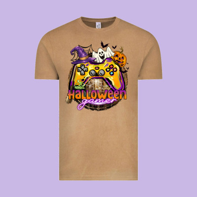 Halloween Gamer Vintage Tee Designed By Cowgirlartshop