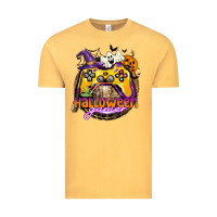 Vintage Mustard halloween gamer Vintage Tee - CowGirlArtShop