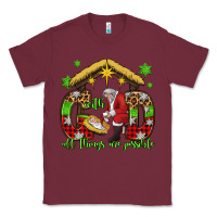 Burgundy with god all things are possible santa baby jesus Classic Tee - Jasminsmagicworld