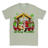 Matcha with god all things are possible santa baby jesus Classic Tee - Jasminsmagicworld