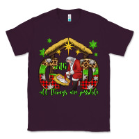 Plum with god all things are possible santa baby jesus Classic Tee - Jasminsmagicworld