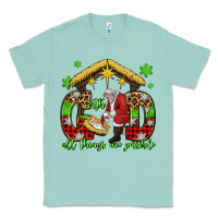 With God All Things Are Possible Santa Baby Jesus Classic Tee | Teevron