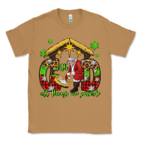 Toasted Coconut with god all things are possible santa baby jesus Classic Tee - Jasminsmagicworld
