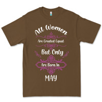 All Women Are Created Equal But Only The Smartest Are Born In May Premium Tee | Teevron