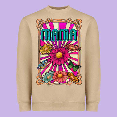 Mama Heavyweight Sweatshirt Designed By Cowhidedigitalart