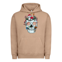 Pigment Burro halloween skull collector mushrooms flowers and butterflies sweatshirt Urban Hoodie - trangStudio