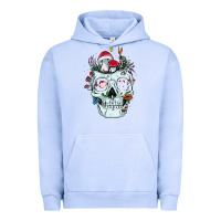 Pigment Grape Ice halloween skull collector mushrooms flowers and butterflies sweatshirt Urban Hoodie - trangStudio