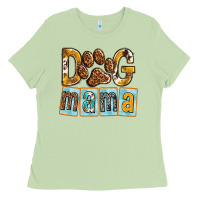 Matcha Dog Mama with Paw Ladies Tee - texasbilliewilder