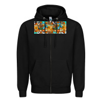 Black Thanksgiving Turkey Truck Zipper Hoodie - Artiststas