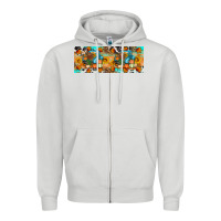 Dove Grey Thanksgiving Turkey Truck Zipper Hoodie - Artiststas