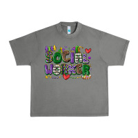 Tornado social worker mardi gras cowgirl Urban Heavy Tee - CowGirlArtShop