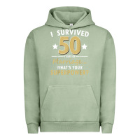 Pigment Oil Green 50 years of marriage superpower 50th wedding anniversary Urban Hoodie - trangStudio
