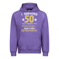 Tulip 50 years of marriage superpower 50th wedding anniversary Urban Hoodie - trangStudio