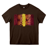 Chocolate Brown Western Farm Life Brushstrokes Heavy Core Tee - Bettercallsaul