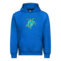 Cobalt sanibel island beach design  sea turtle illustration gift pullover hoo Urban Hoodie - trangStudio