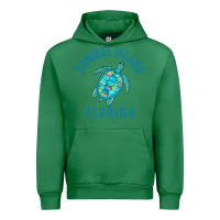 Emerald sanibel island beach design  sea turtle illustration gift pullover hoo Urban Hoodie - trangStudio