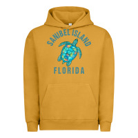 Pigment Peanut Butter sanibel island beach design  sea turtle illustration gift pullover hoo Urban Hoodie - trangStudio