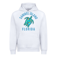 White sanibel island beach design  sea turtle illustration gift pullover hoo Urban Hoodie - trangStudio