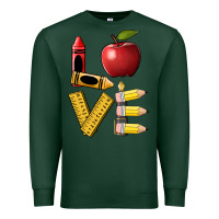 Sports Green love teacher Premium Sweatshirt - BarkalooDesign