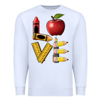 White love teacher Premium Sweatshirt - BarkalooDesign