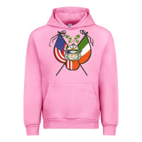 Fuchsia Pink Ancient Order of Hibernians Premium Urban Hoodie - trangStudio