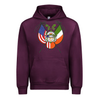 Mauve Wine Ancient Order of Hibernians Premium Urban Hoodie - trangStudio