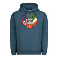 Pigment Midnight Navy Ancient Order of Hibernians Premium Urban Hoodie - trangStudio