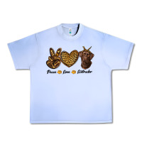Grape Ice peace love labrador Urban Heavy Tee - RanaPortraitStore