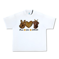 White peace love labrador Urban Heavy Tee - RanaPortraitStore