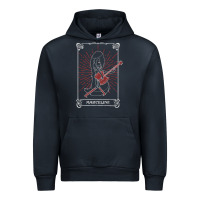 Navy adventure time halloween marceline tarot card Urban Hoodie - trangStudio