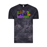 Cloud Black happy halloween Vintage Tee - CowGirlArtShop
